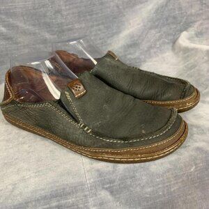 Clarks Mens Size 7M Trapell Form Style 2011280 Navy Nubuck Leather Casual Shoes